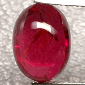 Turmalina rubelita rojo natural de 5,64 ct, transparente, transparente / translúcido