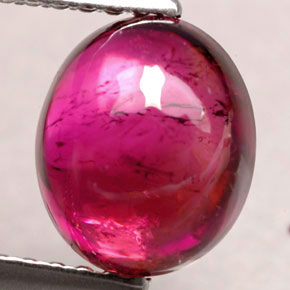 Turmalina rubelita rojo natural de 2,26 ct, transparente, transparente / translúcido