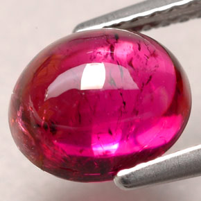 Turmalina rubelita rojo natural de 2,26 ct, transparente, transparente / translúcido