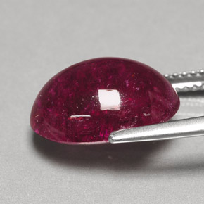 Turmalina rubelita rojo natural de 7,57 ct, transparente, transparente / translúcido