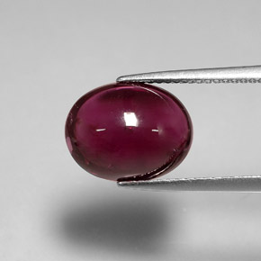 Turmalina rubelita rojo natural de 6,46 ct, transparente, transparente / translúcido