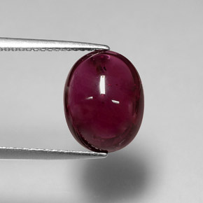 Turmalina rubelita rojo natural de 6,46 ct, transparente, transparente / translúcido
