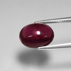 Turmalina rubelita rojo natural de 6,46 ct, transparente, transparente / translúcido