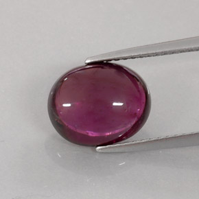 Turmalina rubelita rojo natural de 4,65 ct, transparente, transparente / translúcido