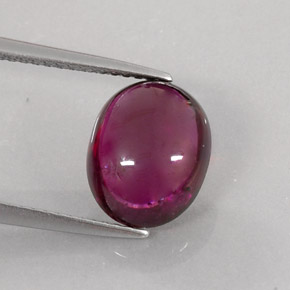 Turmalina rubelita rojo natural de 4,65 ct, transparente, transparente / translúcido