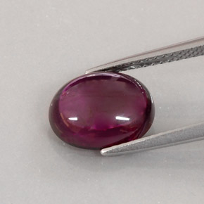 Turmalina rubelita rojo natural de 4,65 ct, transparente, transparente / translúcido