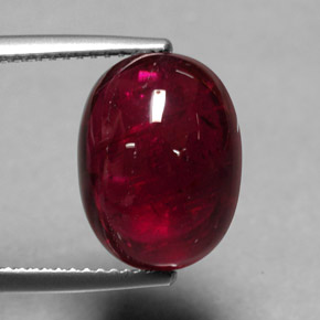 Turmalina rubelita rojo natural de 7,59 ct, transparente, transparente / translúcido