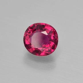 turmalina rubelita Rojo púrpura natural de 1.16 ct, Corte Cojín, VS