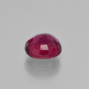 turmalina rubelita Rojo púrpura natural de 1.16 ct, Corte Cojín, VS