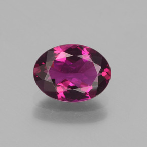 turmalina rubelita Rojo púrpura natural de 1.25 ct, Corte Óvalo, VVS