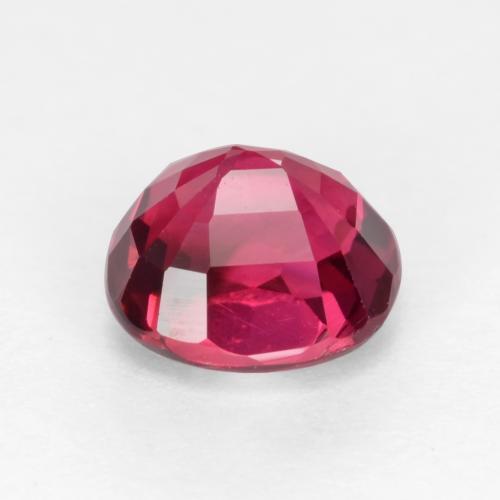turmalina rubelita Rosado rojizo intenso natural de 0.78 ct, Corte Óvalo, VVS-VS