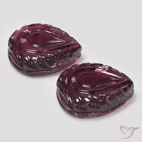 Gemas de turmalina rubelita Rojo frambuesa natural de 17.16 ct, Elegante, Translúcido