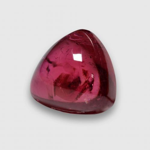 Turmalina rubelita púrpura natural de 3,76 ct, trillón, transparente