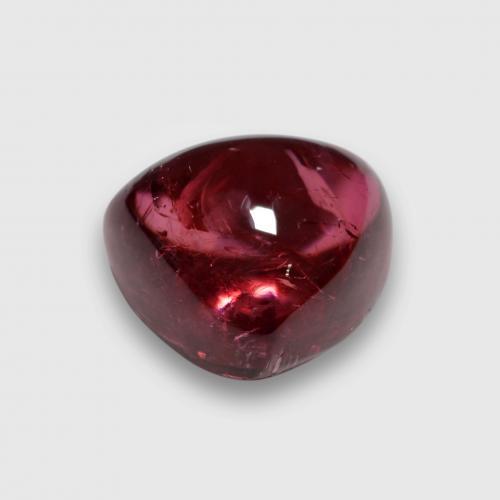 Turmalina rubelita púrpura natural de 3,76 ct, trillón, transparente