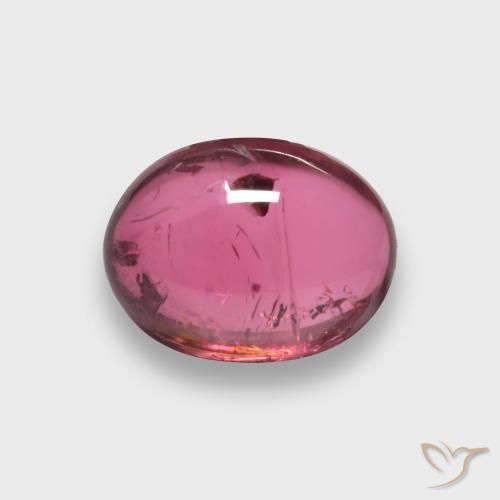 turmalina rubelita Rojo frambuesa natural de 2.28 ct, Ovalada, Translúcido