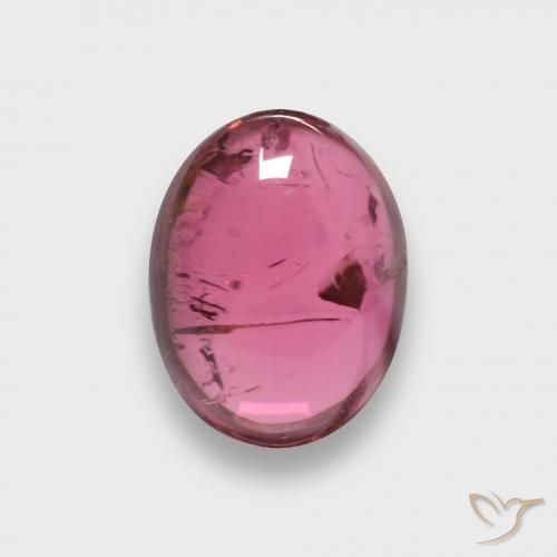 turmalina rubelita Rojo frambuesa natural de 2.28 ct, Ovalada, Translúcido