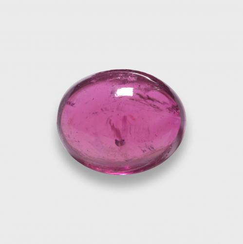 turmalina rubelita Rojo frambuesa natural de 1.33 ct, Corte Óvalo, Translúcido