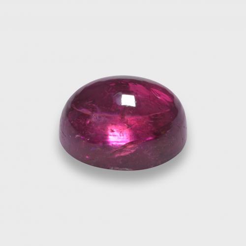 turmalina rubelita Rojo frambuesa natural de 1.33 ct, Corte Óvalo, Translúcido
