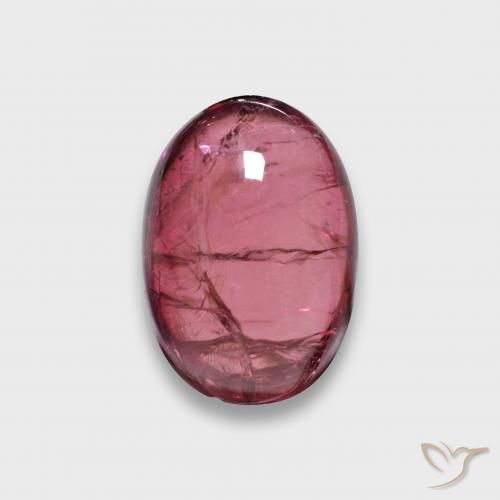 3.23ct Natural Rojo frambuesa turmalina rubelita, Ovalada, Translúcido