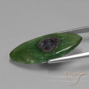 Rubí en fucsita Multicolor natural de 7.25 ct, Marquesa, Translúcido