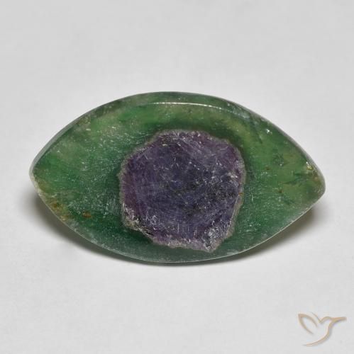 7.43ct Natural Multicolor Rubí en fucsita, Marquesa, Translúcido