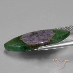 Rubí en fucsita Multicolor natural de 7.45 ct, Marquesa, Translúcido