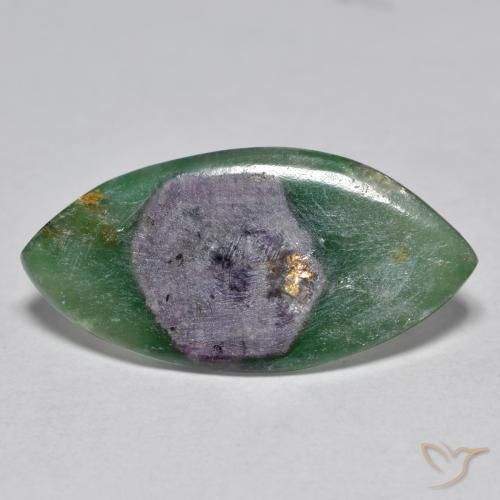 7.35ct Natural Multicolor Rubí en fucsita, Marquesa, Translúcido