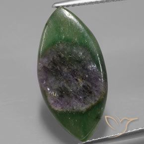 6.51ct Natural Multicolor Rubí en fucsita, Marquesa, Translúcido