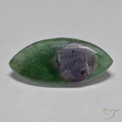 Rubí en fucsita Multicolor natural de 3.75 ct, Marquesa, Translúcido