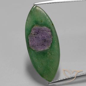 5.57ct Natural Multicolor Rubí en fucsita, Marquesa, Translúcido