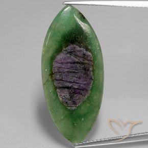 8.77ct Natural Multicolor Rubí en fucsita, Marquesa, Translúcido
