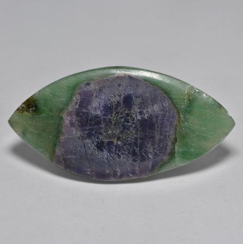 Rubí en fucsita Multicolor natural de 14.95 ct, Marquesa, Translúcido