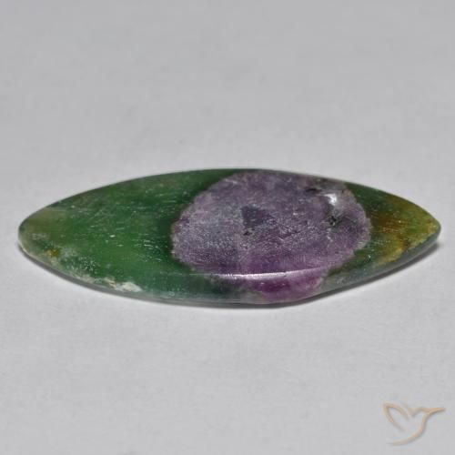 Rubí en fucsita Multicolor natural de 10.67 ct, Marquesa, Translúcido