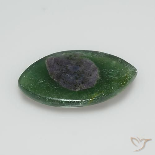 Rubí en fucsita Multicolor natural de 7.95 ct, Marquesa, Translúcido