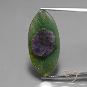 7.98ct Natural Multicolor Rubí en fucsita, Marquesa, Translúcido