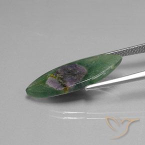 Rubí en fucsita Multicolor natural de 6.72 ct, Marquesa, Translúcido