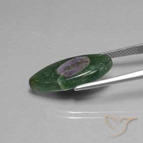 Rubí en fucsita Multicolor natural de 10.31 ct, Marquesa, Translúcido