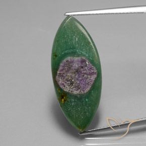 10.40ct Natural Multicolor Rubí en fucsita, Marquesa, Translúcido