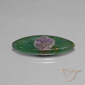 Rubí en fucsita Multicolor natural de 10.40 ct, Marquesa, Translúcido
