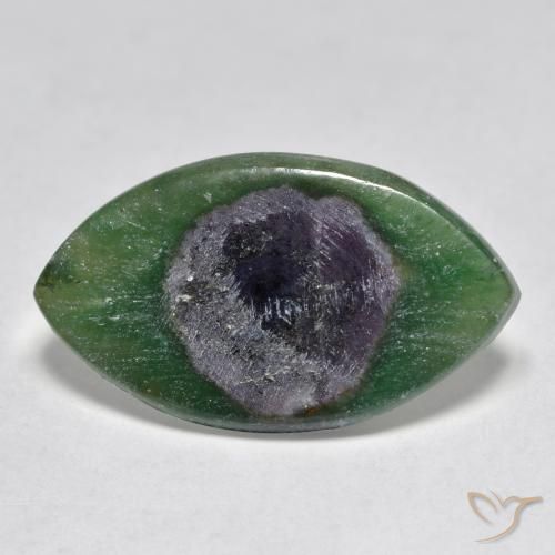 8.48ct Natural Multicolor Rubí en fucsita, Marquesa, Translúcido