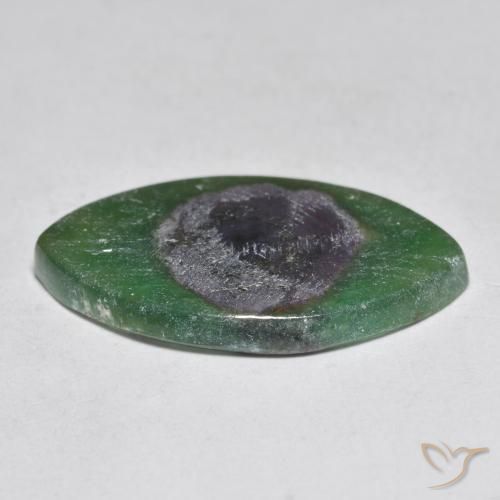 Rubí en fucsita Multicolor natural de 8.48 ct, Marquesa, Translúcido