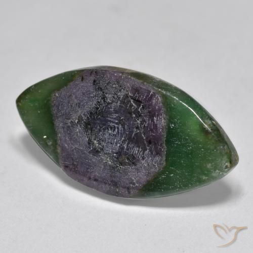 Rubí en fucsita Multicolor natural de 7.88 ct, Marquesa, Translúcido