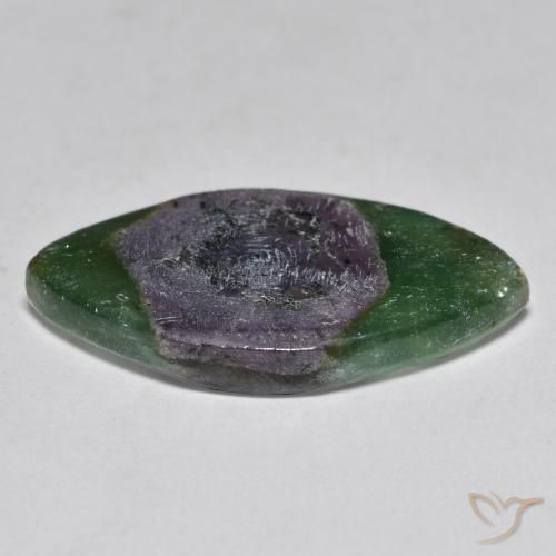 Rubí en fucsita Multicolor natural de 7.88 ct, Marquesa, Translúcido