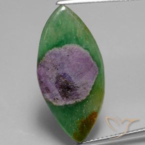 7.82ct Natural Multicolor Rubí en fucsita, Marquesa, Translúcido