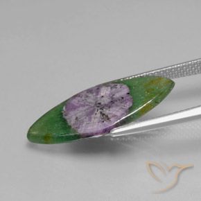 Rubí en fucsita Multicolor natural de 5.03 ct, Marquesa, Translúcido