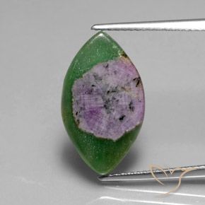 6.69ct Natural Multicolor Rubí en fucsita, Marquesa, Translúcido