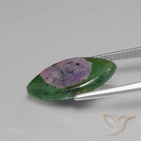 Rubí en fucsita Multicolor natural de 6.69 ct, Marquesa, Translúcido