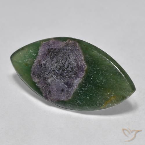 Rubí en fucsita Multicolor natural de 6.63 ct, Marquesa, Translúcido