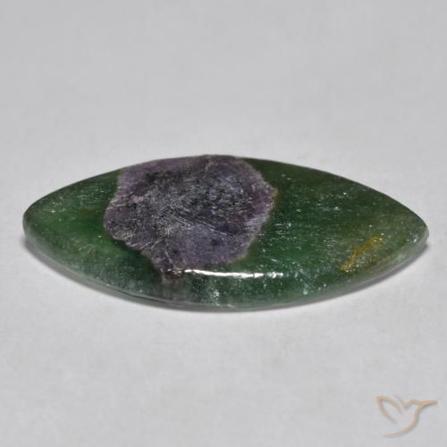 Rubí en fucsita Multicolor natural de 6.63 ct, Marquesa, Translúcido