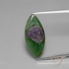 5.08ct Natural Multicolor Rubí en fucsita, Marquesa, Translúcido